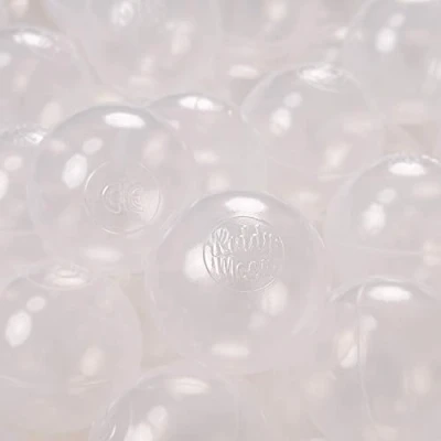 Abbildung von KiddyMoon 100 ∅ 6Cm Kinder Bälle Für Bällebad Spielbälle Baby Plastikbälle Made In EU, Transparent