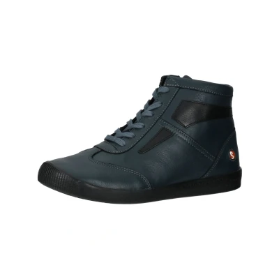 Abbildung von Softinos Schnürstiefelette Denim black, Damen, Größe: 37, black Schuhe
