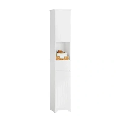 Abbildung von SoBuy Hochschrank BZR109 Badschrank schmal Badregal Badezimmerschrank Badezimmermöbel