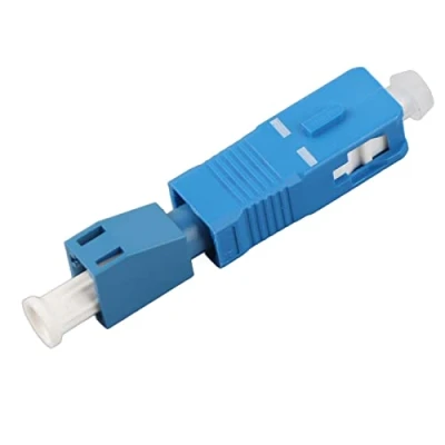 Abbildung von Fdit SC Stecker zu LC Buchse, optischer Hybrid Adapter für optische Konverter MEHRWEG VERPACKUNG socialme eu