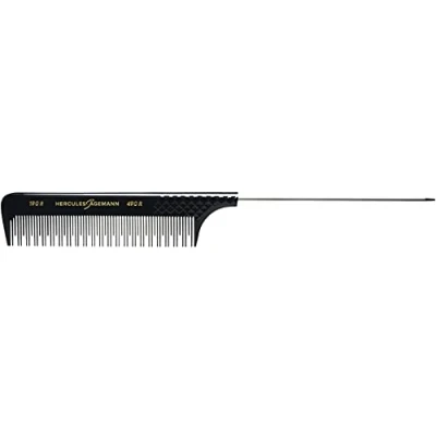 Abbildung von Hercules Sägemann 190R 490R Profi Nadel Toupierkamm Naturkautschuk Toupier Kamm mit wechselnder Zahnung 2/1 9 Zoll Grip Back 190 R 490