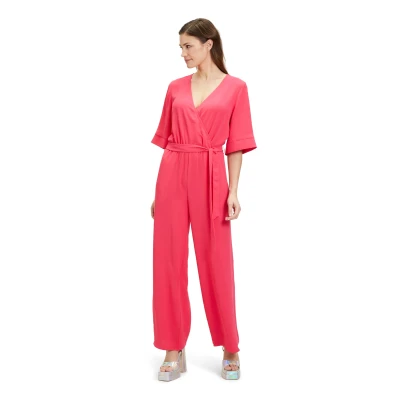 Abbildung von Cartoon MIT BINDEGÜRTEL Jumpsuit, Damen, Größe: 34, Azalea