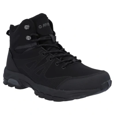 Abbildung von HI TEC Jackdaw MID WP Hikingschuh, Herren, Größe: 46, Black/carbon grey Schuhe
