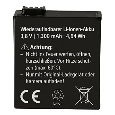 Abbildung von Rollei original Ersatzakku für die neue 4K Actioncam one