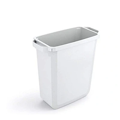 Abbildung von Durable Abfalleimer Durabin 60 Liter, lebensmittelecht, mit Tragegriffen, weiß, 1800496010