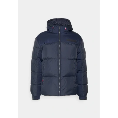 Abbildung von Tommy Hilfiger NEW YORK Hooded Jacket Kurzmantel, Herren, Größe: XXL, Desert sky