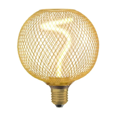 Abbildung von DECOR LED SPIRAL FILAMENT GLOBE 125 18 GOLD DIM 3.5W 818 E27