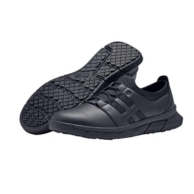 Abbildung von Shoes for Crews Arbeitsschuhe Karina Women Black Rutschhemmende, sportliche Schuhe, leichte Sneaker mit Schnürsenkel und Polsterung, metallfrei vegan für Damen