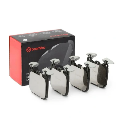 Abbildung von BREMBO P 06 098 Bremsbelagsatz für Verschleißwarnanzeiger vorbereitet ohne Zubehör, mit Ausgleichsgewichten MINI: Schrägheck, Clubman, Countryman