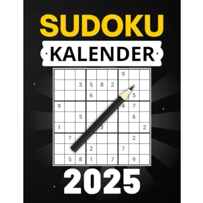Abbildung von Sudoku Kalender 2025: 366 Rätsel Von Leicht bis Sehr schwer mit Lösungen Rätselbuch Geschenke für Erwachsene zum Geburtstag oder weihnachten
