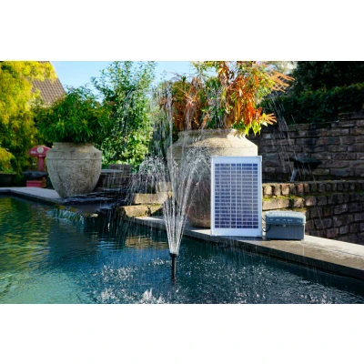 Abbildung von SolarMax 600 inkl. Solarmodul, Pumpe und Batterie Ubbink