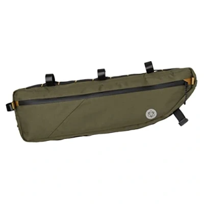 Abbildung von AGU Tube Fahrrad Rahmentasche, 3L Rahmentasche für Bikepacking, Wasserabweisend, Reflektierend Polyester, Einfache Montage, 100% Recyceltes Polyester Army Green
