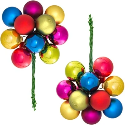 Abbildung von WeRChristmas Kugel, Mehrfarbig, 2,7 cm