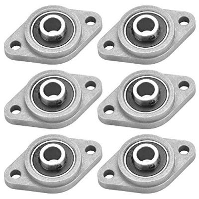 Abbildung von XAVSWRDE 6 Stücke KFL08 Stehlager 8mm Flanschlager Selbstausrichtend Rhombische Horizontale Zinklegierung Kugellager Lagerblock für 3D Drucker Innendurchmesser 8 mm Durchmesser