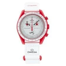 Abbildung von Swatch Chronograph x Omega Bioceramic Moonswatch Mission to Mars