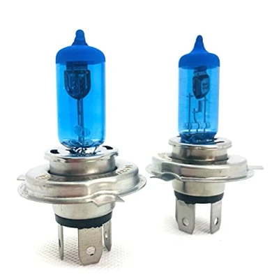 Abbildung von INION 2x Stück H4 55W 12V Xenon Optik Halogen Lampen Glühlampen Super White Birnen Autolampen Zugelassen StVZO