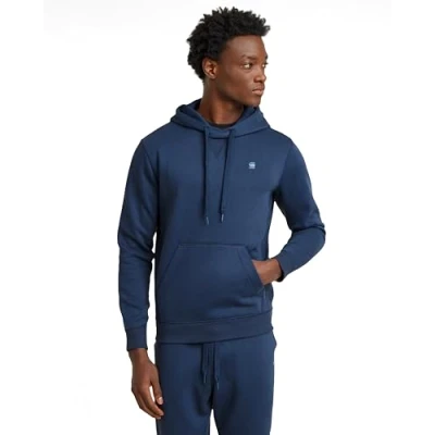 Abbildung von G Star CORE Kapuzenpullover, Herren, Größe: Small, Dk sea blue