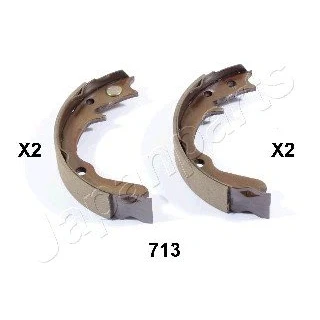 Abbildung von JAPANPARTS GF 713AF Handbremsbeläge Hinterachse SUBARU: Impreza II Limousine, Outback III, Legacy 3 Limousine
