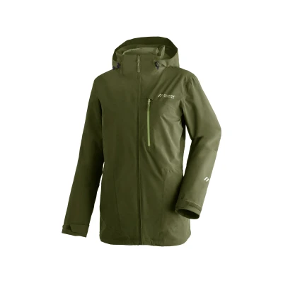Abbildung von Maier Sports Outdoorjacke &quot;Ribut Long W&quot;, Damen Wanderjacke, atmungsaktiv und wasserdicht, Regenjacke mit Kapuze