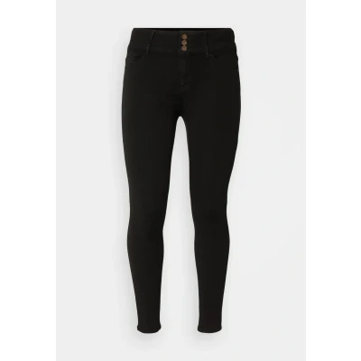 Abbildung von ONLY Carmakoma Caranna Jeans Skinny Fit, Damen, Größe: 42x32, Black