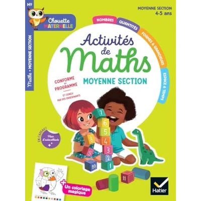Abbildung von Chouette Maternelle Activités de maths Moyenne Section 4 ans: entrainement Par Matière