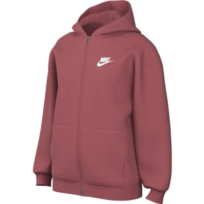 Abbildung von Nike Mädchen Top G NSW Club FLC Ovrszd Fz Lbr, Adobe/White, FD2931 655, L