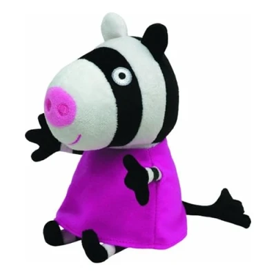 Abbildung von TY 46174 Peppa Baby Beanie Babies Zoe Zebra Plüsch, 15 cm