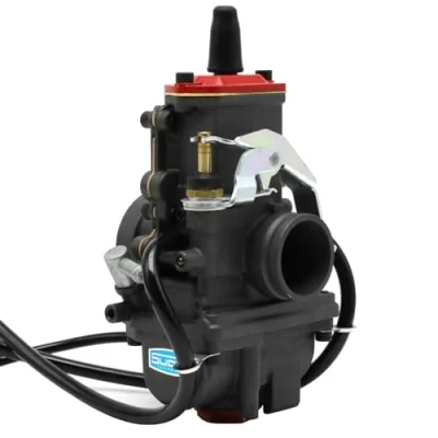 Abbildung von Vergaser Für Mikuni TM24 TM28 TM30 TM32 TM34 TM38mm Motorrad TM Flachschieber Carb(28mm Grey)