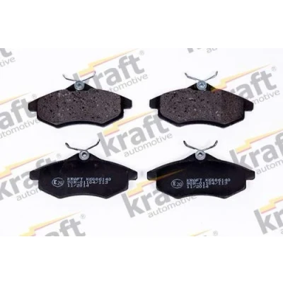 Abbildung von KRAFT 6006140 Bremsbelagsatz Vorderachse CITROËN: C3 I Schrägheck, C2 II