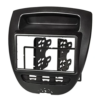 Abbildung von tomzz Audio Doppel DIN Radioblende passt für Citroen C1 Peugeot 107 Toyota Aygo sc Autoradio