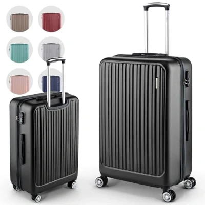 Abbildung von Easy Move ABS Hartschalenkoffer [ERGONOMISCH &amp; SICHER] Großer Trolley Koffer mit 360 Rädern, Zahlen Schloss reisekoffer groß, hartschalenkoffer, Luggage *
