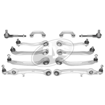 Abbildung von DYS 29 21455 Querlenker Reparatursatz Vorderachse AUDI: A6 C6 Limousine, Avant, Allroad