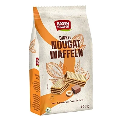 Abbildung von Rosengarten Dinkel Nougat Waffeln 100 g
