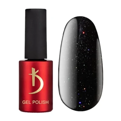 Abbildung von K Professional Nagellack Holographic Black Gel Nail Polish UV LED 7ml Nägel Gellack 105BW (Holographisch Schwarz)
