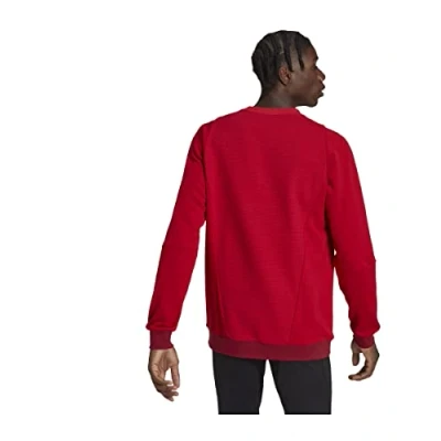 Abbildung von adidas Performance Fussballteamsport Textiltiro Sweatshirt, Herren, Größe: Medium, Rot