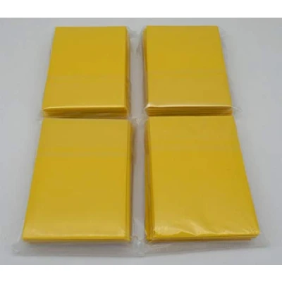 Abbildung von docsmagic.de 4 x 60 Mat Yellow Card Sleeves Small Size 62 89 YGO CFV Mini Kartenhüllen Gelb
