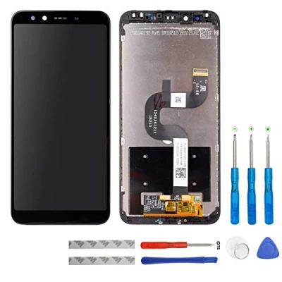 Abbildung von swark LCD Display Kompatibel mit Xiaomi Mi A2 / 6X Touchscreen Digitizer Assembly Glas +Tools (Schwarz Rahmen)