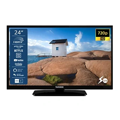 Abbildung von Telefunken XH24SN550MV LCD LED Fernseher (60 cm/24 Zoll, HD ready, Smart TV, 12 Volt Anschluss, Triple Tuner, 6 Monate HD+ gratis)