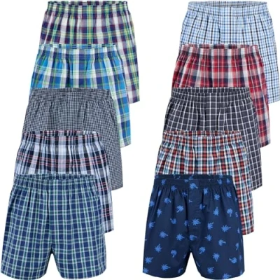 Abbildung von City Life Herren Boxershorts Shorts Boxer (10er Pack) Sparpack S 4XL, Farbe:Mehrfarbig (Classic Multicolour 1 C 10 1), Grösse:M