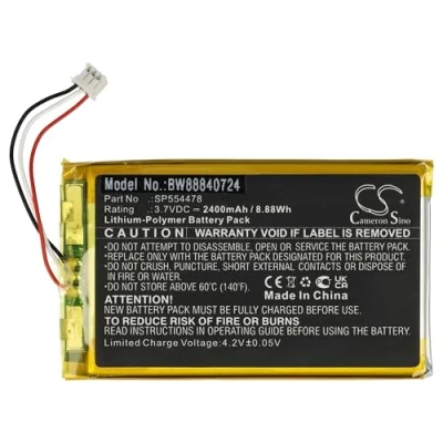 Abbildung von vhbw Akku kompatibel mit Infant Optics DXR 8 Pro Babyphone Babytalker (2400 mAh, 3,7 V, Li Polymer)
