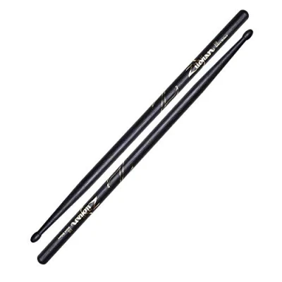 Abbildung von Zildjian 5B Hickory Drumsticks Wood Tip Black DIP