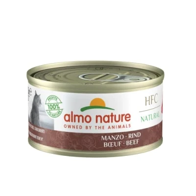 Abbildung von almo nature HFC Natural Katzenfutter nass Rind 24er Pack (24 x 70g)