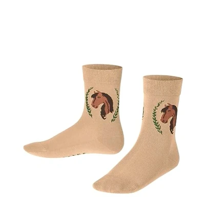 Abbildung von FALKE Unisex Kinder Horse Socken Nachhaltige Baumwolle Grau Blau viele weitere Farben verstärkte Kindersocken mit Muster nachhaltig atmungsaktiv dünn einfarbig Pferdemotiv und Glitzer 1 Paar
