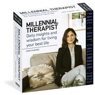 Abbildung von Millennial Therapist Page A Day® Calendar 2025: Daily Insights and Wisdom for Living Your Best Life