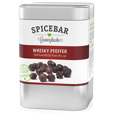 Abbildung von Spicebar Whisky Pfeffer, trocken, Malabar Pfeffer eingelegt in Single Malt (1 x 70g)