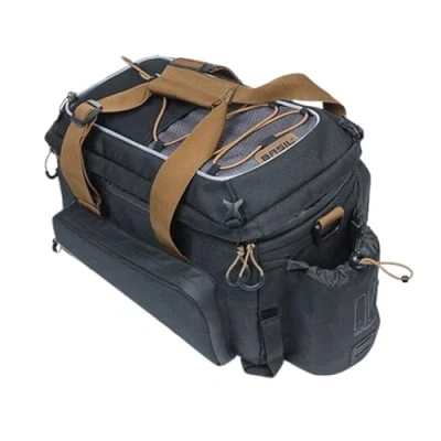 Abbildung von Basil Miles XL Pro Gepäckträgertasche Schwarz 31 x 23 20 cm