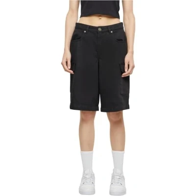 Abbildung von Urban Classics Damen Cargo Shorts Ladies Cotton Bermuda, lässige High Waist Bermuda für Frauen, Cargotaschen, Größen 26 36