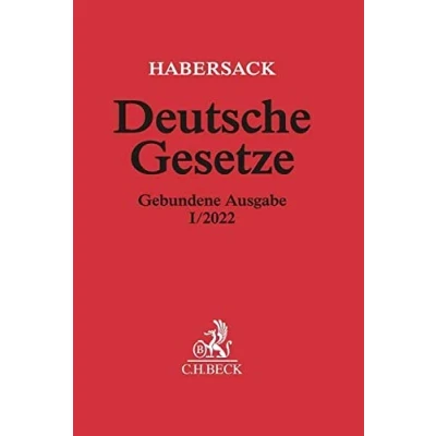 Abbildung von Deutsche Gesetze Gebundene Ausgabe I/2022: Rechtsstand: 26. Oktober 2021 (Beck&#039;sche Textausgaben)