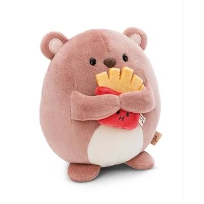 Abbildung von Nici Kuscheltier mymochi, Bär Nomo, 16 cm, mit Pommes, in Geschenkbox