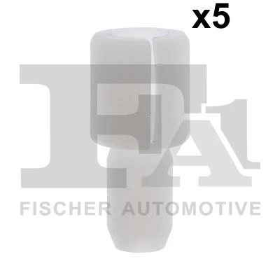 Abbildung von FA1 11 10035.5 Clip, Zier /Schutzleiste AUDI: A4 B8 Avant, Allroad, SKODA: Fabia 2 Schrägheck, Octavia Combi, II Schrägheck